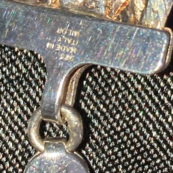 Vintage Cameo Sterling Silver Necklace - Picture 4 of 5